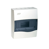 IDE Surface DB, transparent window, 1x8, DIN, 228x191x99 - Rubicon Installer Portal